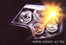 Новые блок-фары HOWO А7